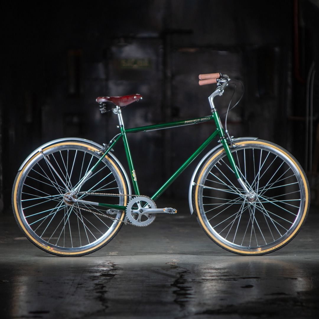 Classic Verde Metalizado 1 velocidad Forever Bikes